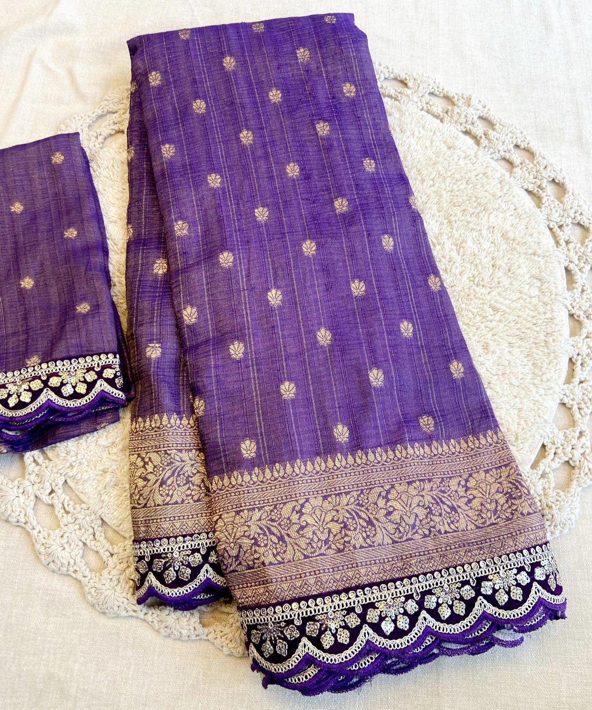 Pure banarasi Tissue Silk saree