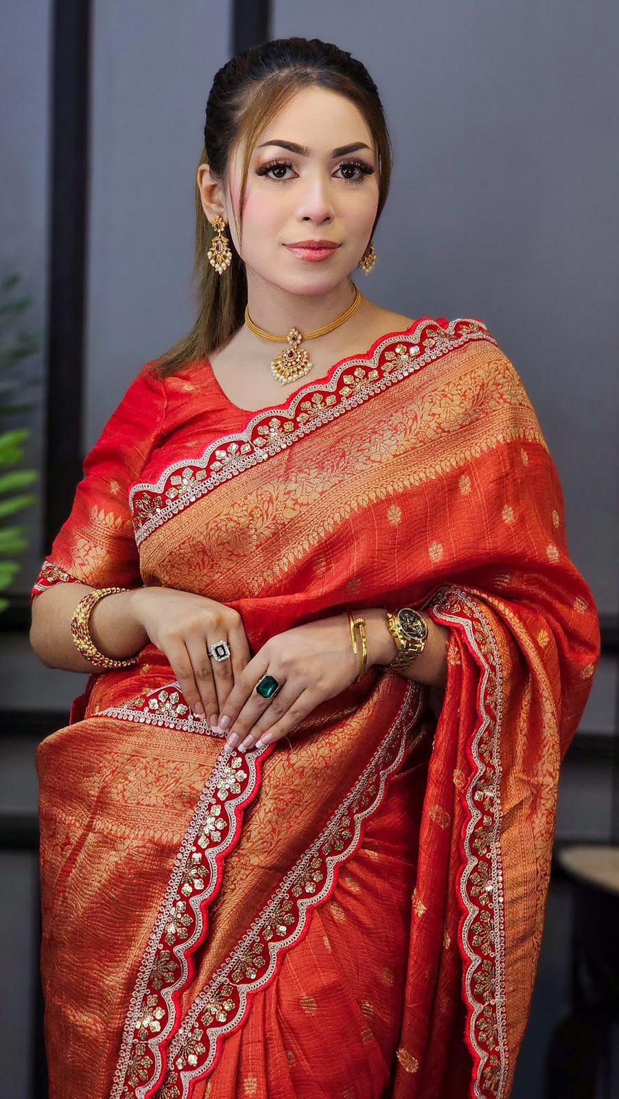 Banarasi Tissue silk saree