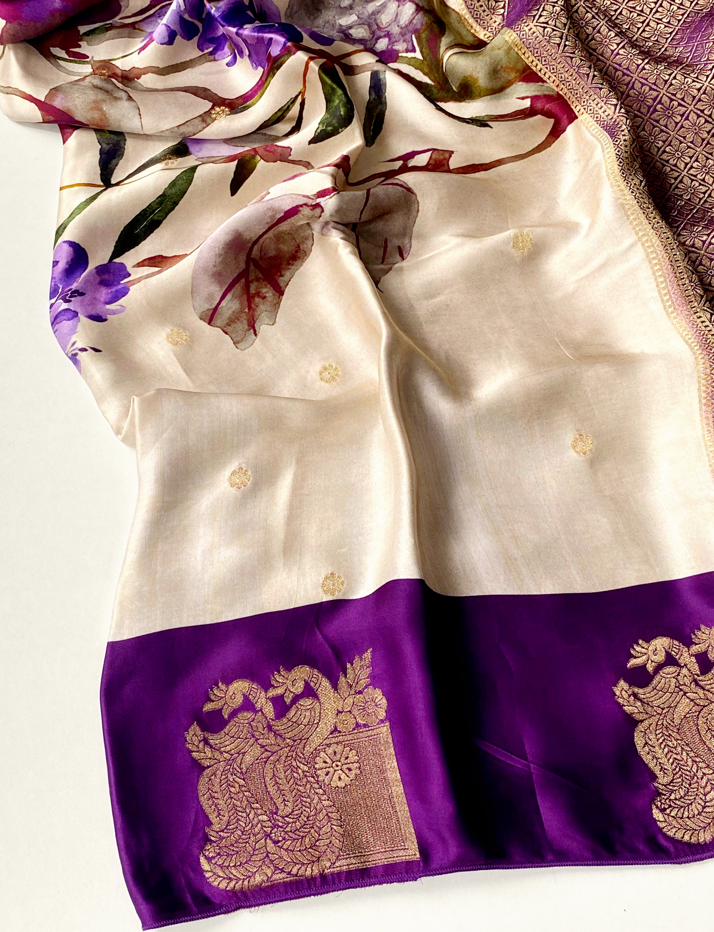 Pure premium satin Silk saree