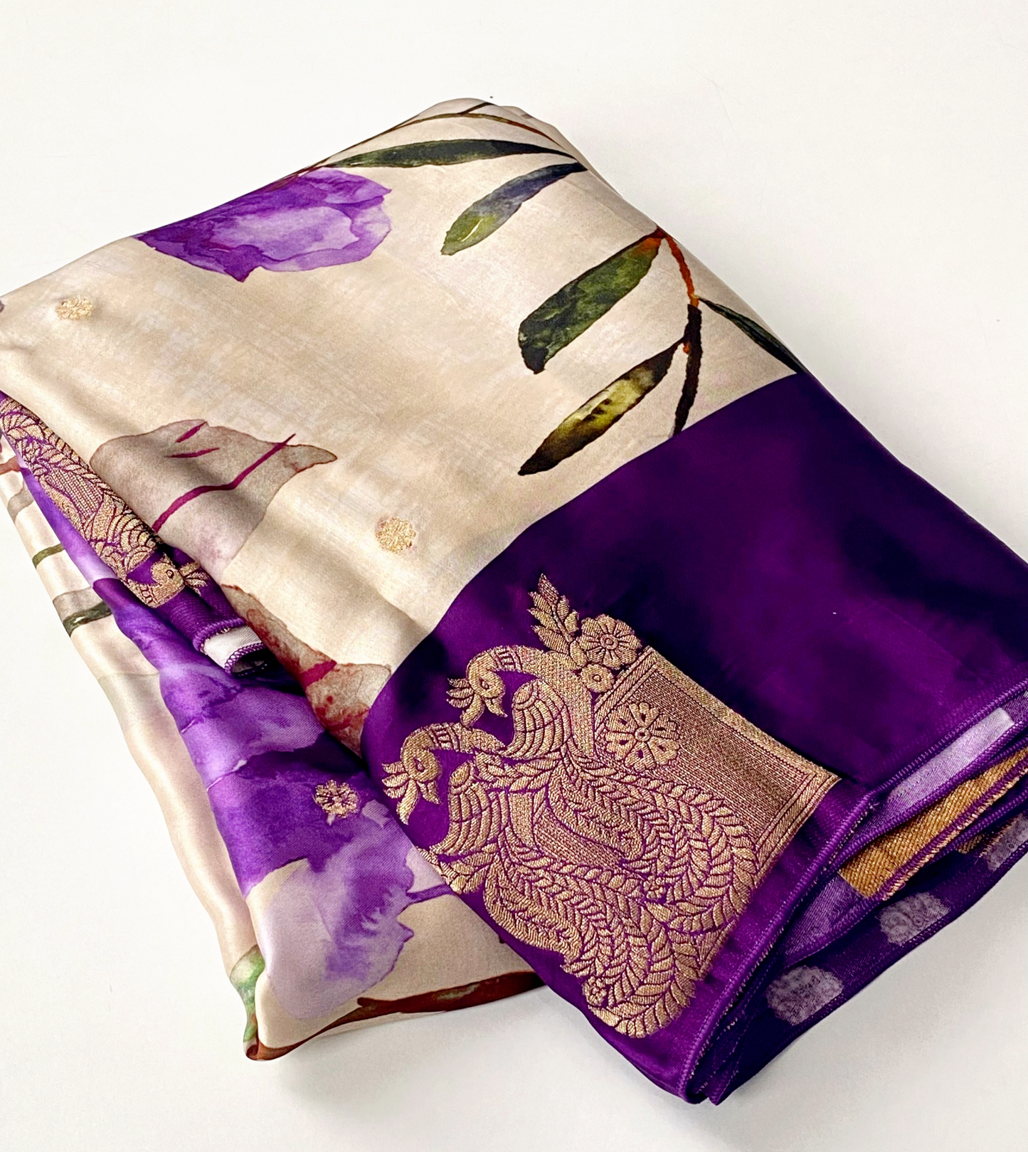 Pure premium satin Silk saree