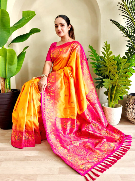 Beautiful Paithani silk saree