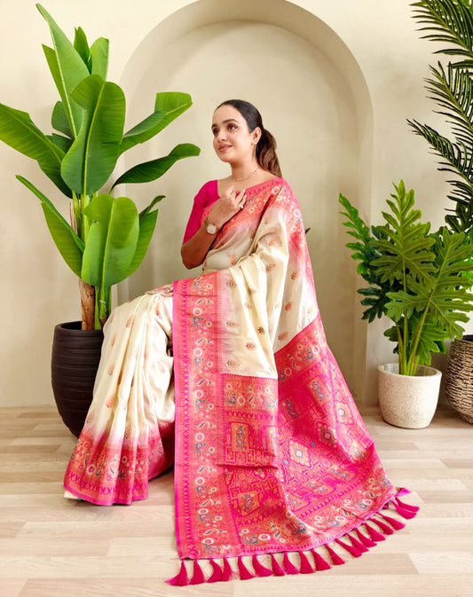 Beautiful Paithani silk saree