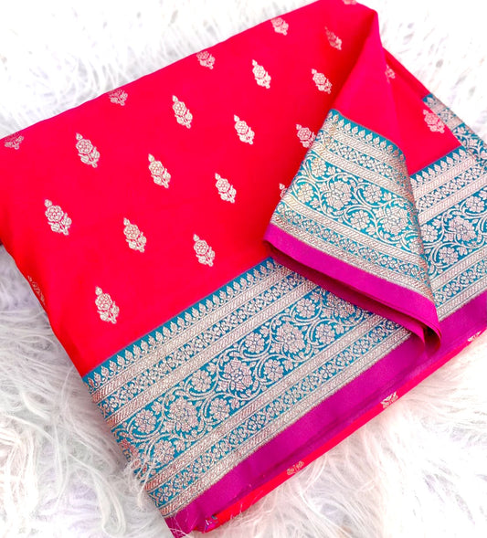 Banarasi satin silk saree