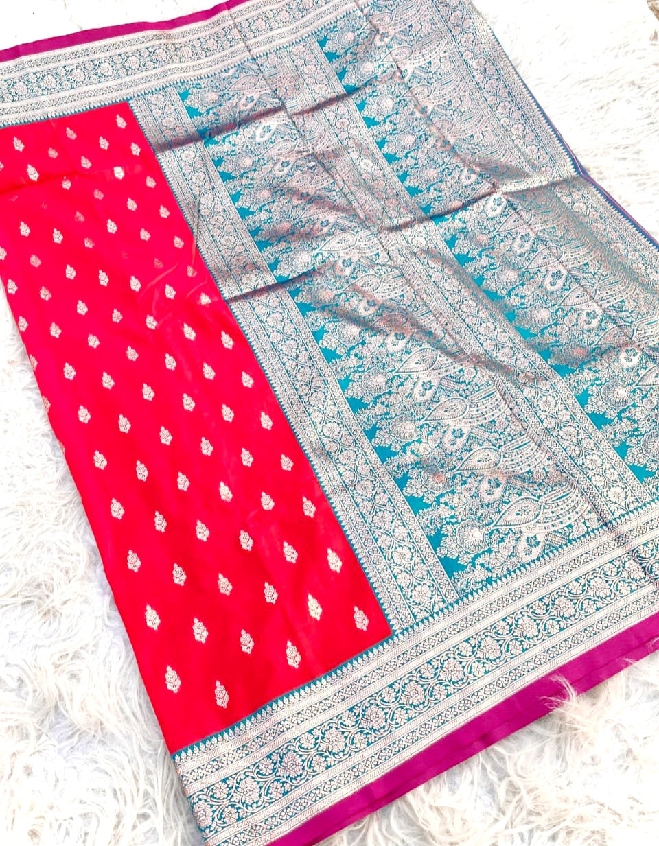 Banarasi satin silk saree
