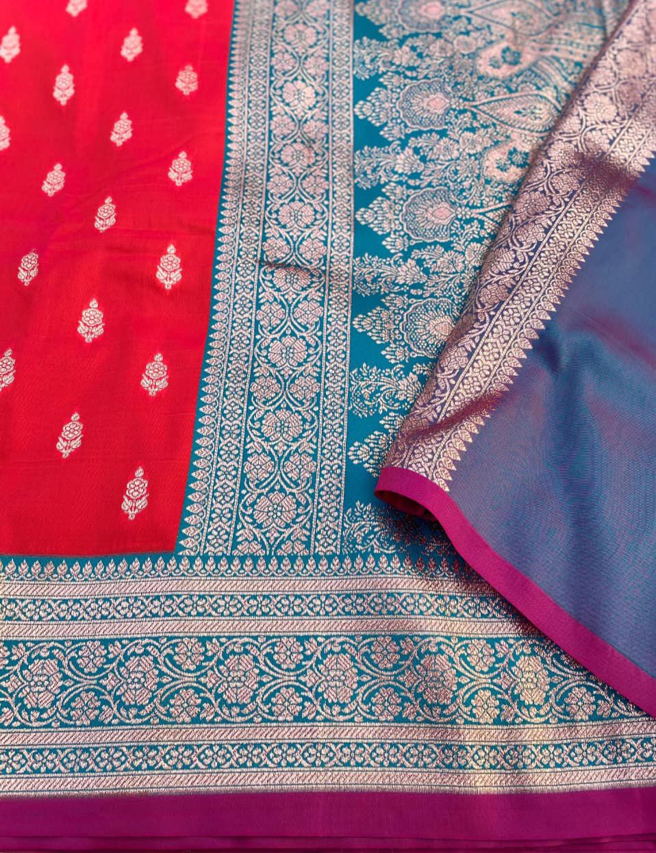 Banarasi satin silk saree