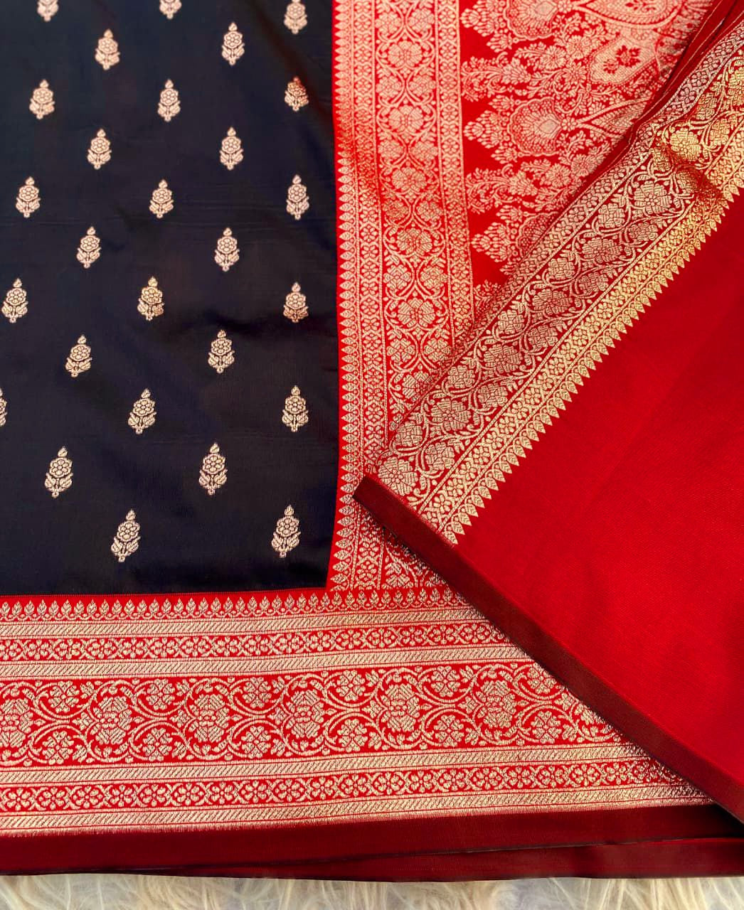 Banarasi satin silk saree