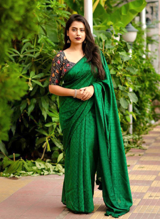 Soft silk designer Jaquard saree