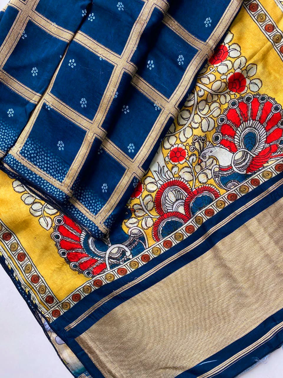 Pure Crepe Georgette silk saree