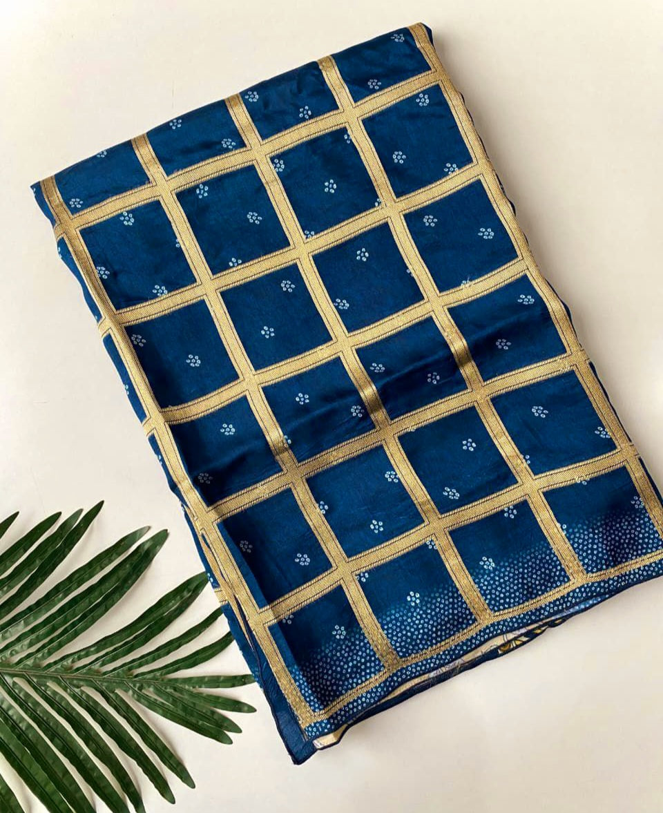 Pure Crepe Georgette silk saree