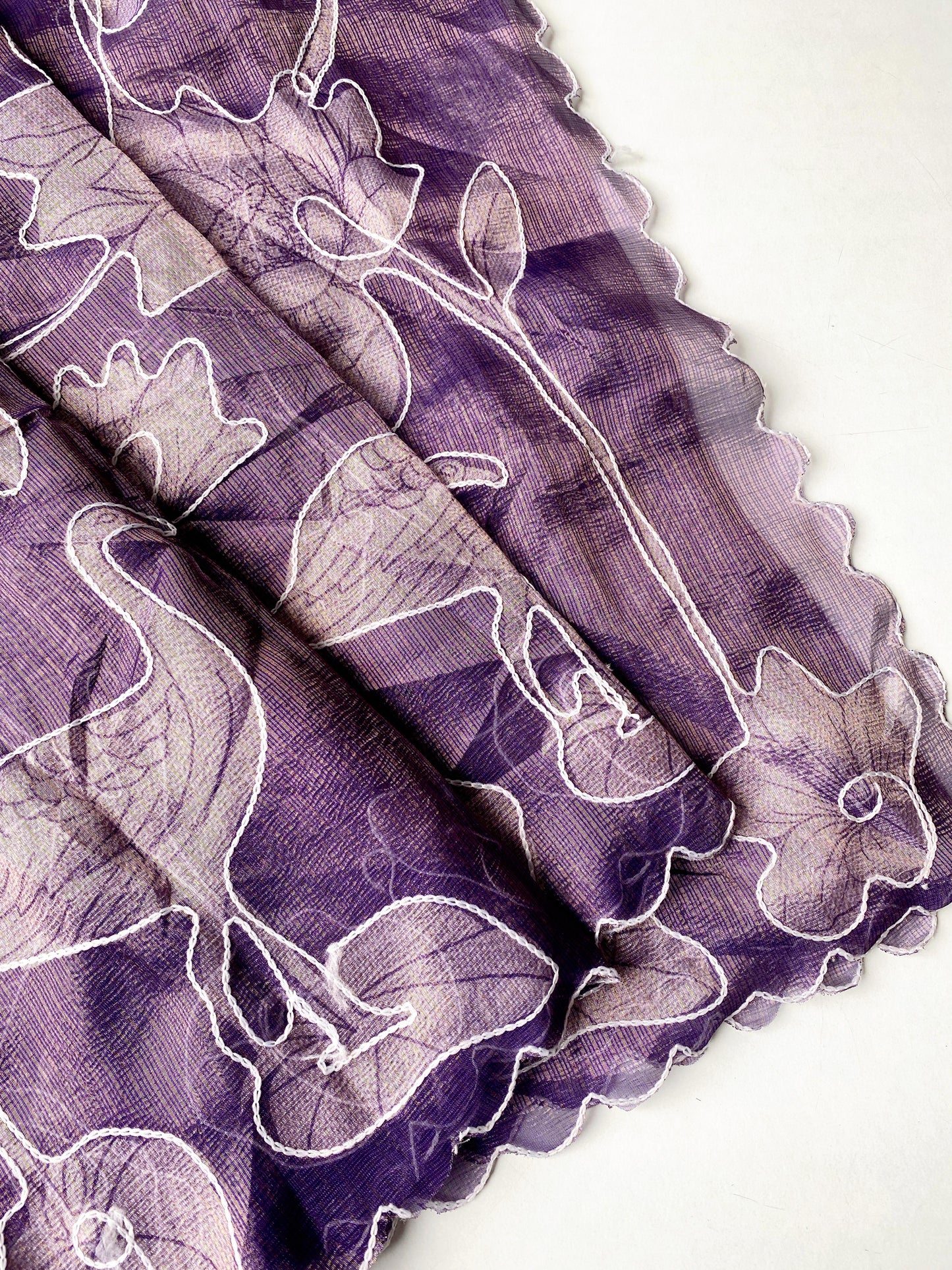 Beautiful kota saree with embroidery