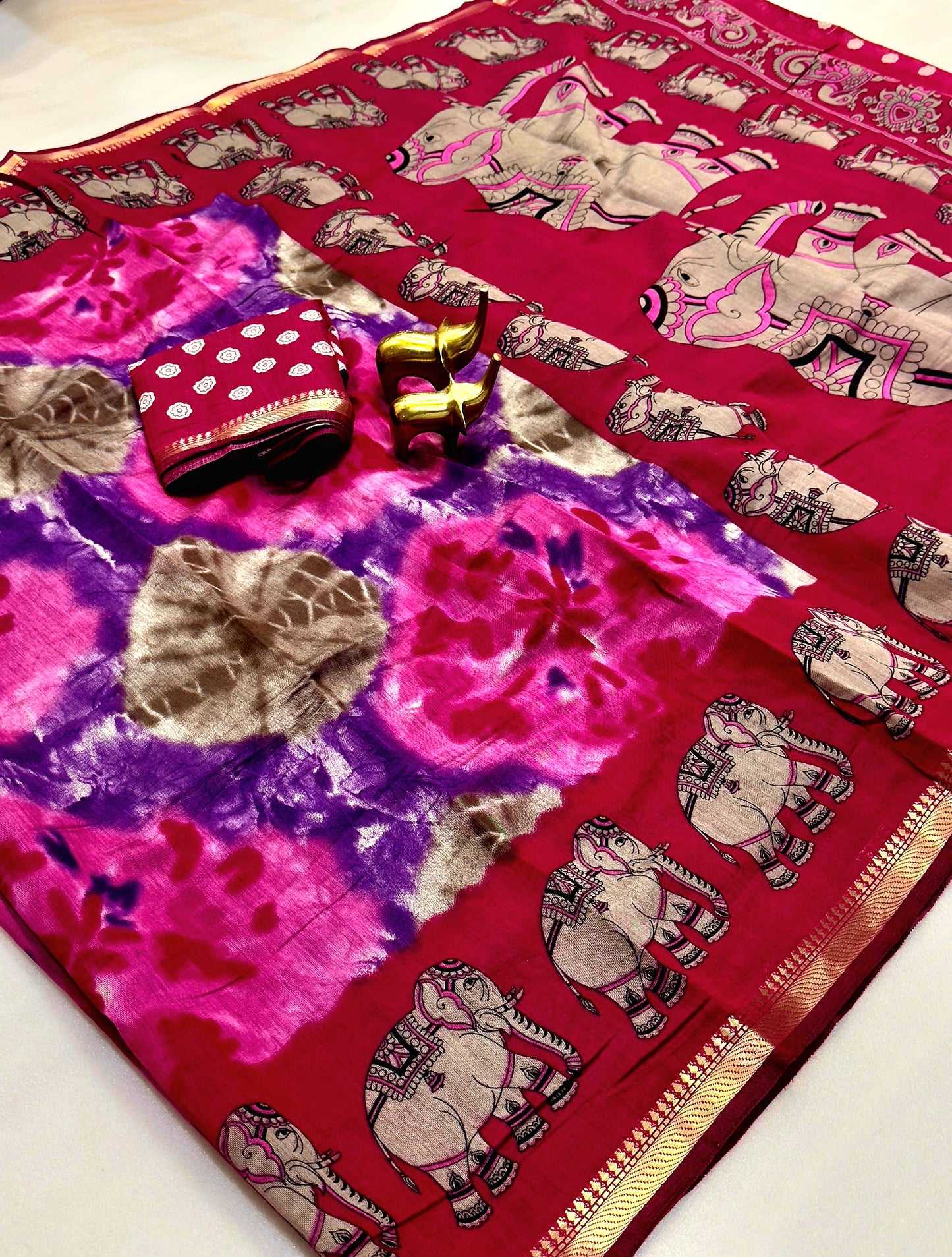 Beautiful Mangalagiri silk saree