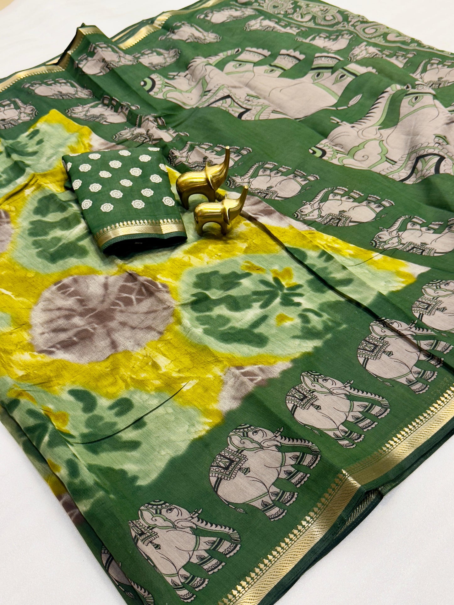 Beautiful Mangalagiri silk saree