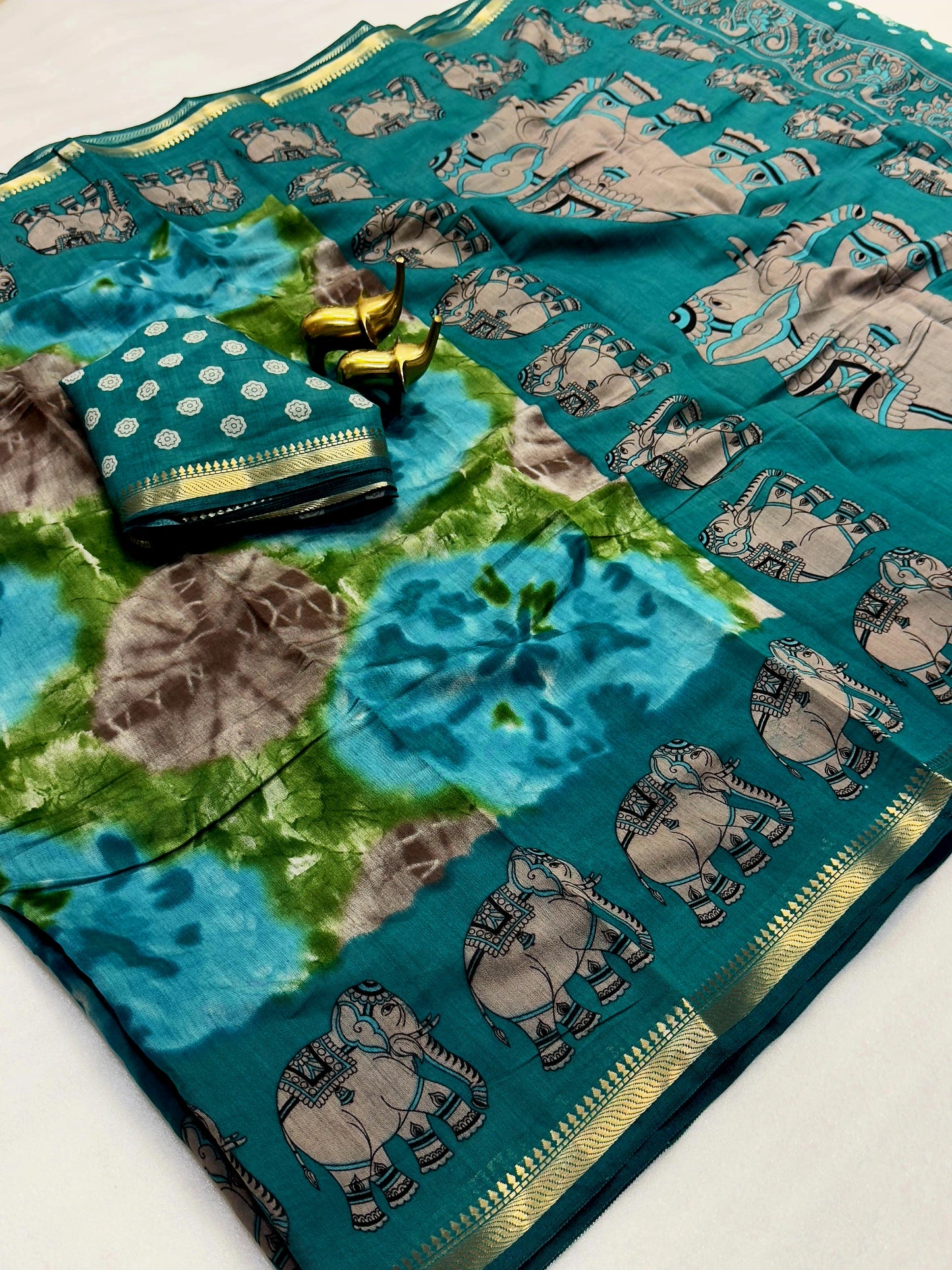 Beautiful Mangalagiri silk saree