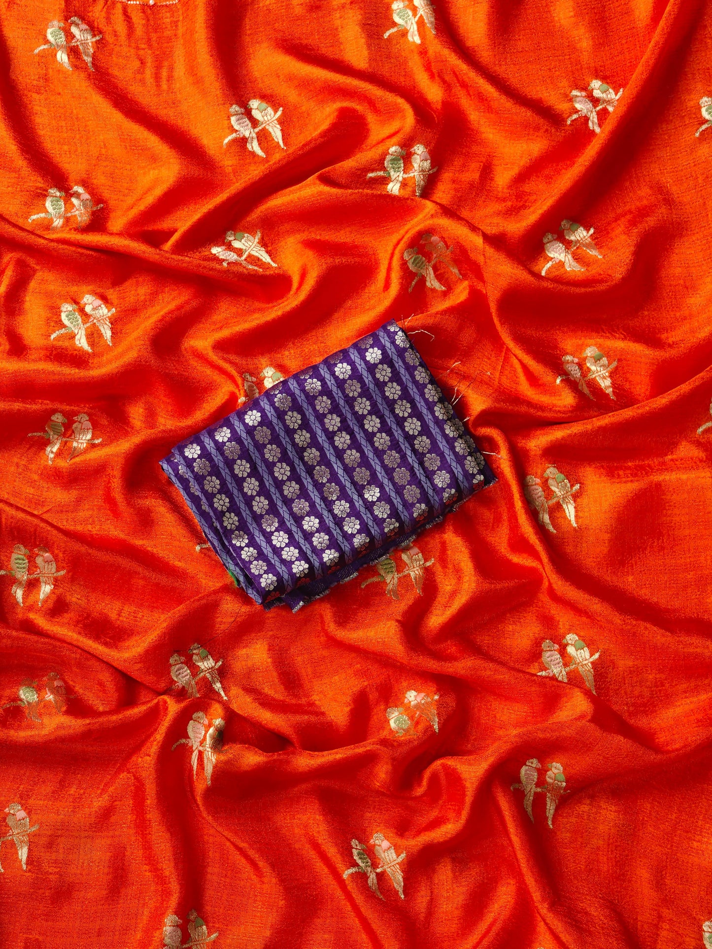 Pure Jute crush silk saree